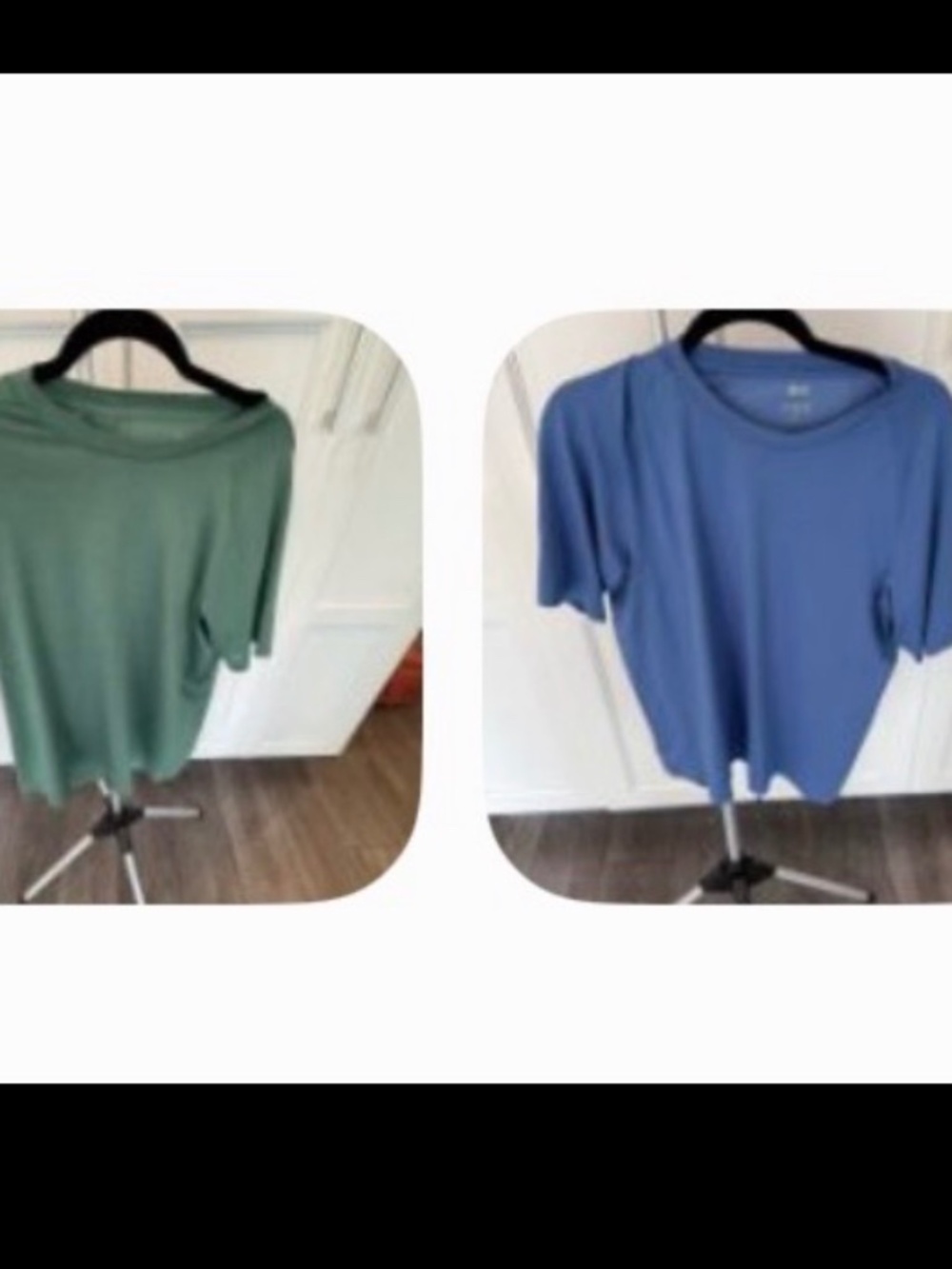 Uniqlo AIRism Performance T Shirt Lot of 3 Men's Medium Blue Green Olive Activew